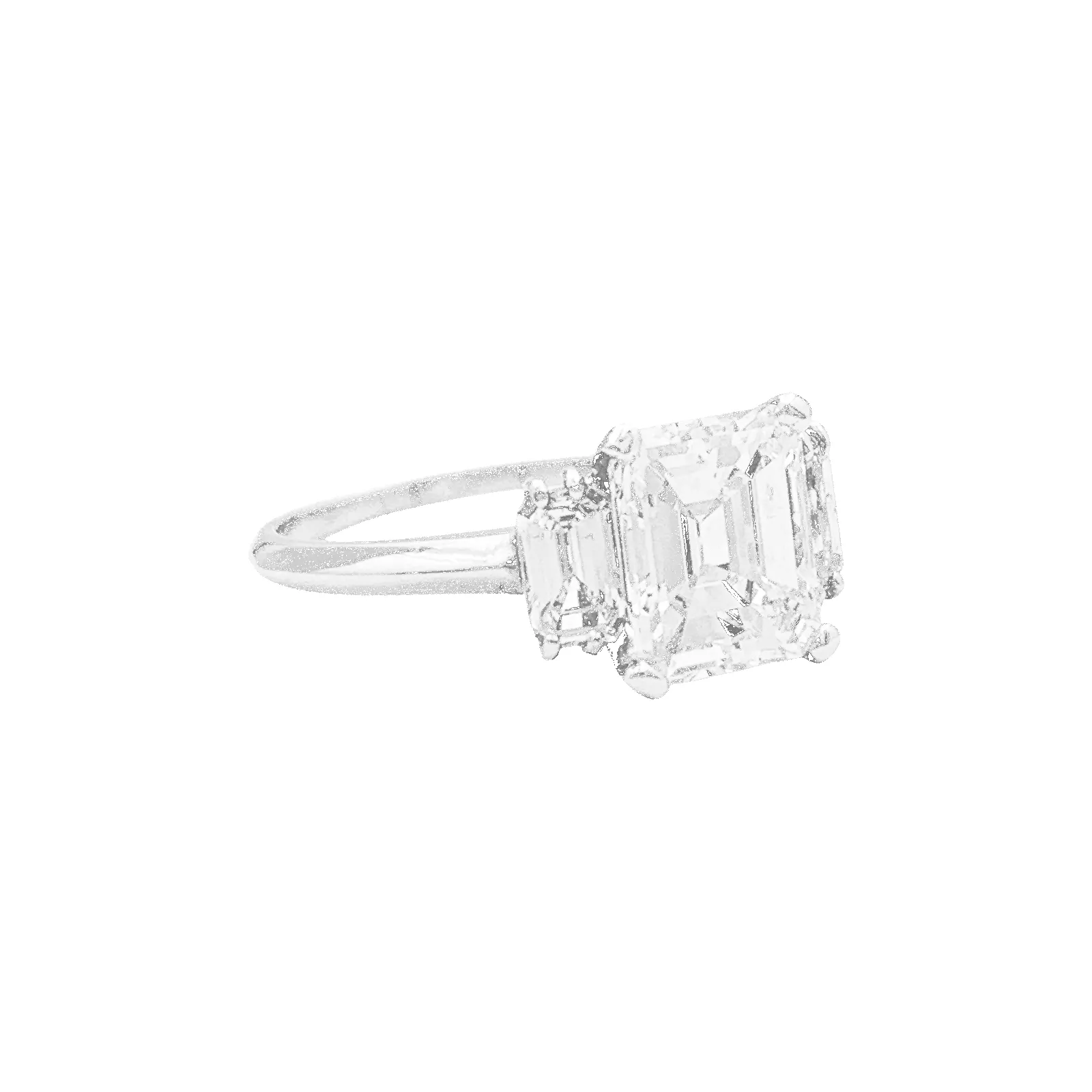 Solitaire en or blanc, diamant 1,92 cts. sold by 58 Facettes product image thumbnail 4