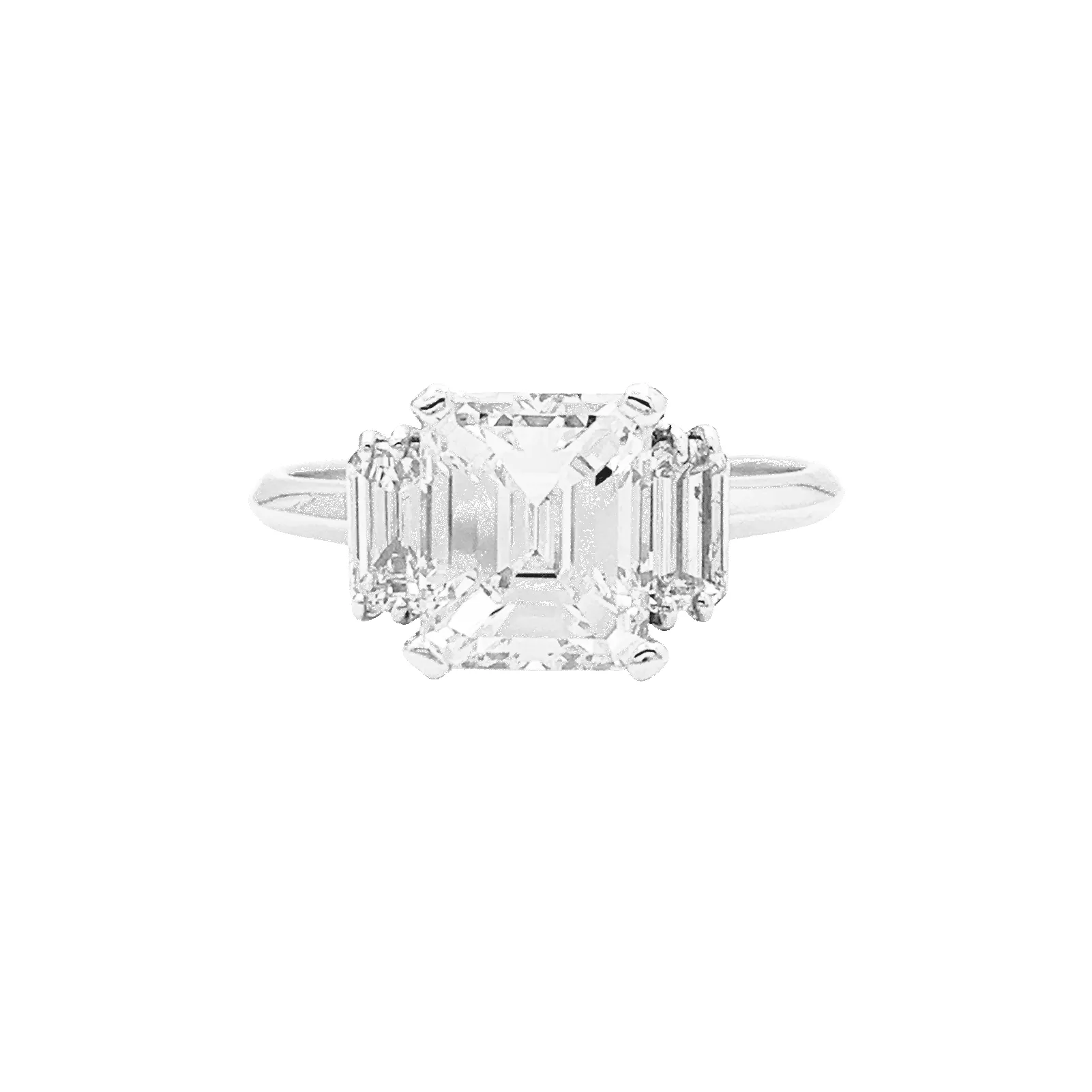 Solitaire en or blanc, diamant 1,92 cts. sold by 58 Facettes