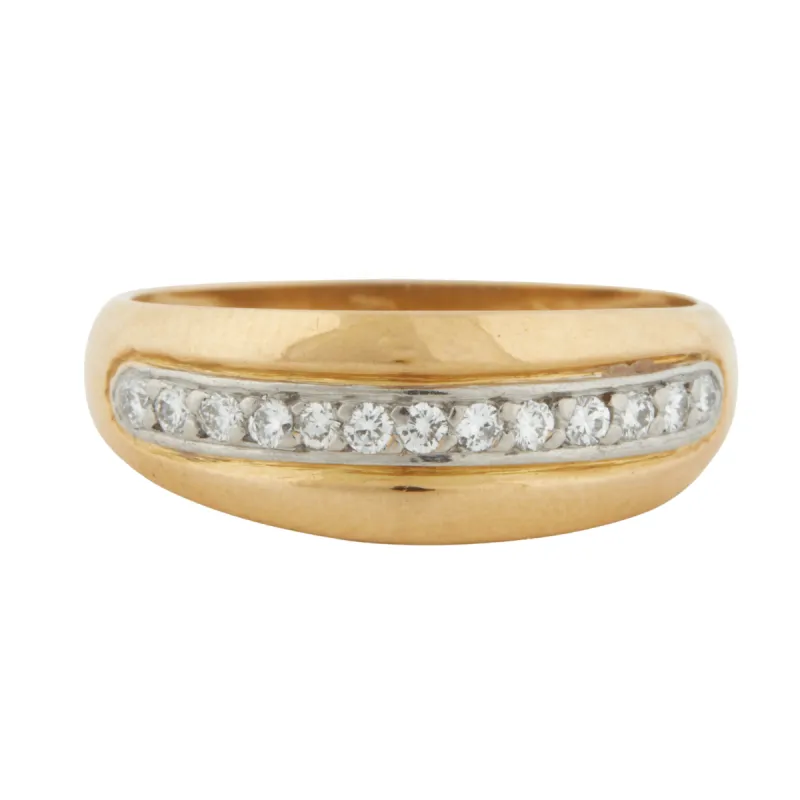 Bague 2 Ors Diamants sold by 58 Facettes