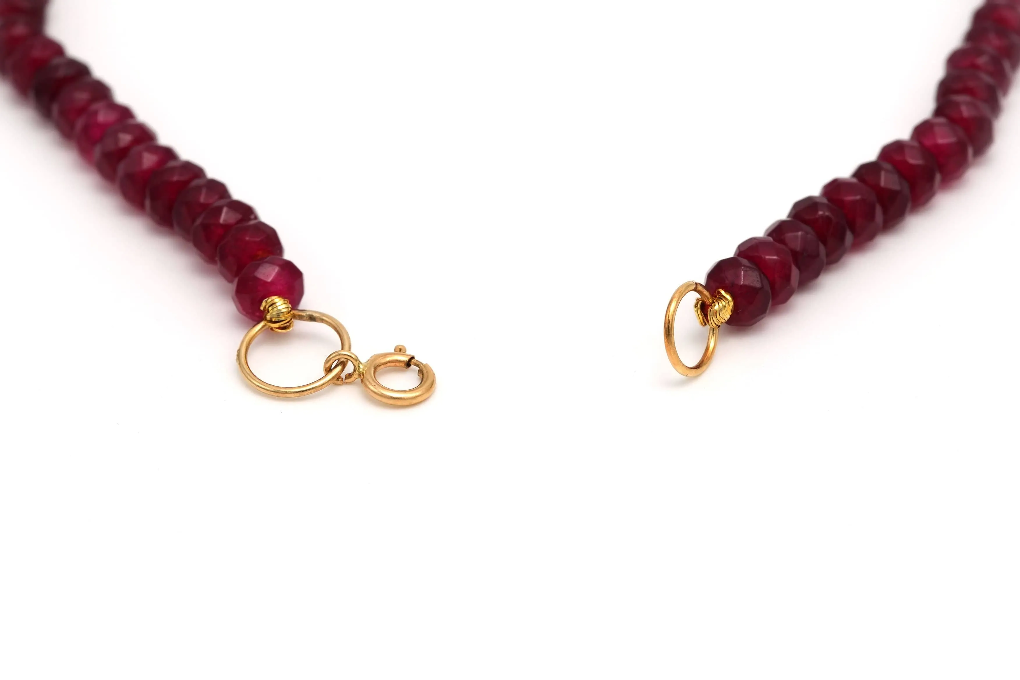 Bracelet contemporain en or jaune serti de rubis sold by 58 Facettes product image thumbnail 4