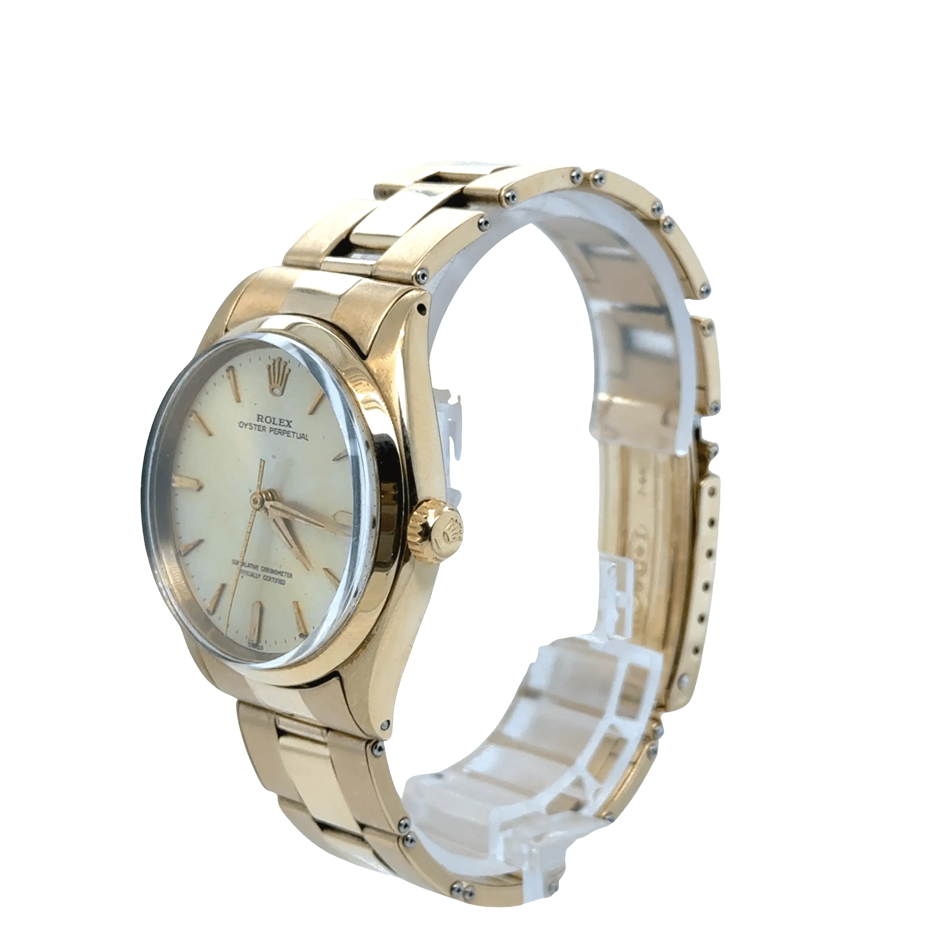 ROLEX - Oyster Perpetual Vintage - Or jaune sold by 58 Facettes product image thumbnail 4
