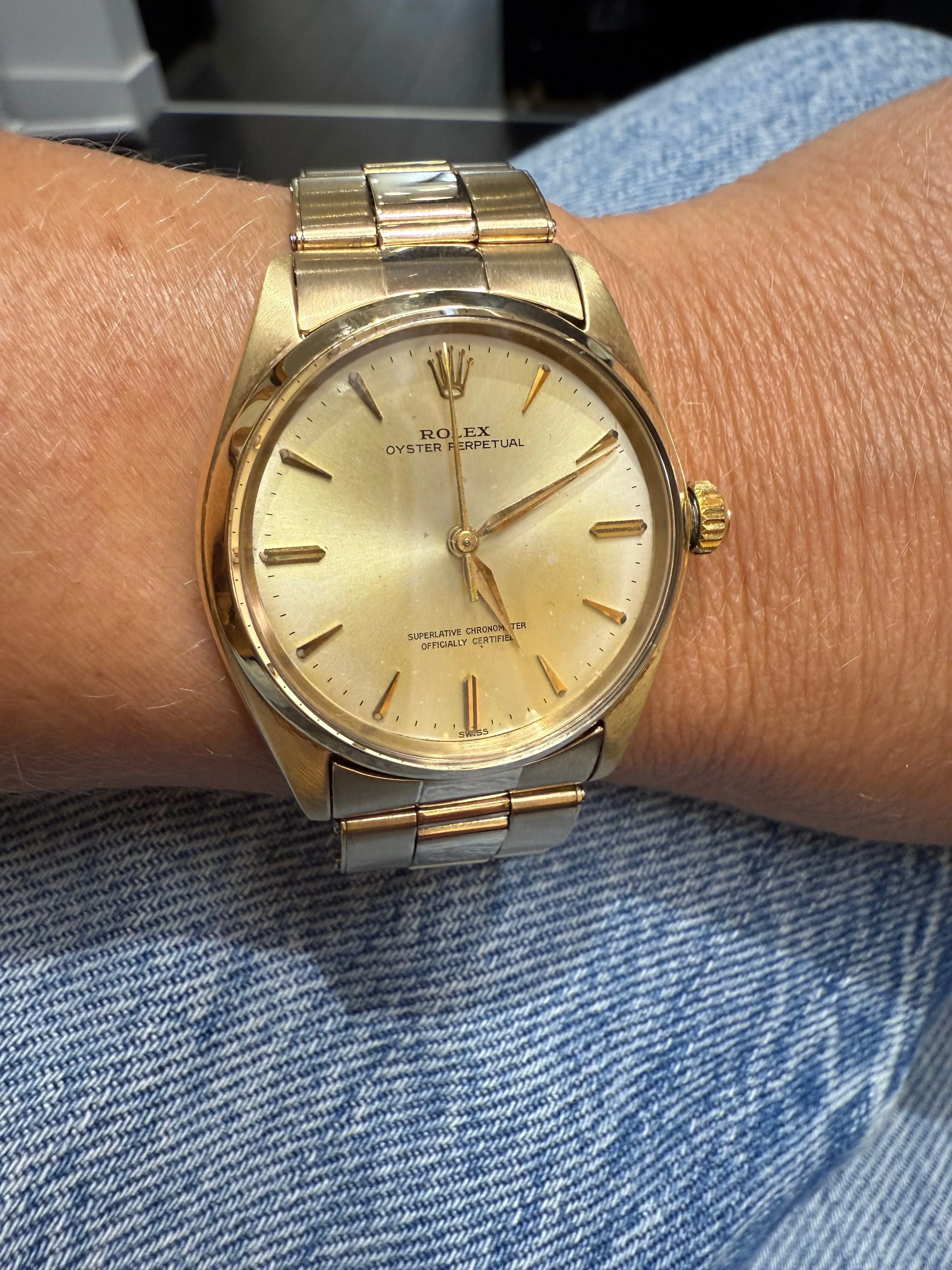 ROLEX - Oyster Perpetual Vintage - Or jaune sold by 58 Facettes product image thumbnail 2