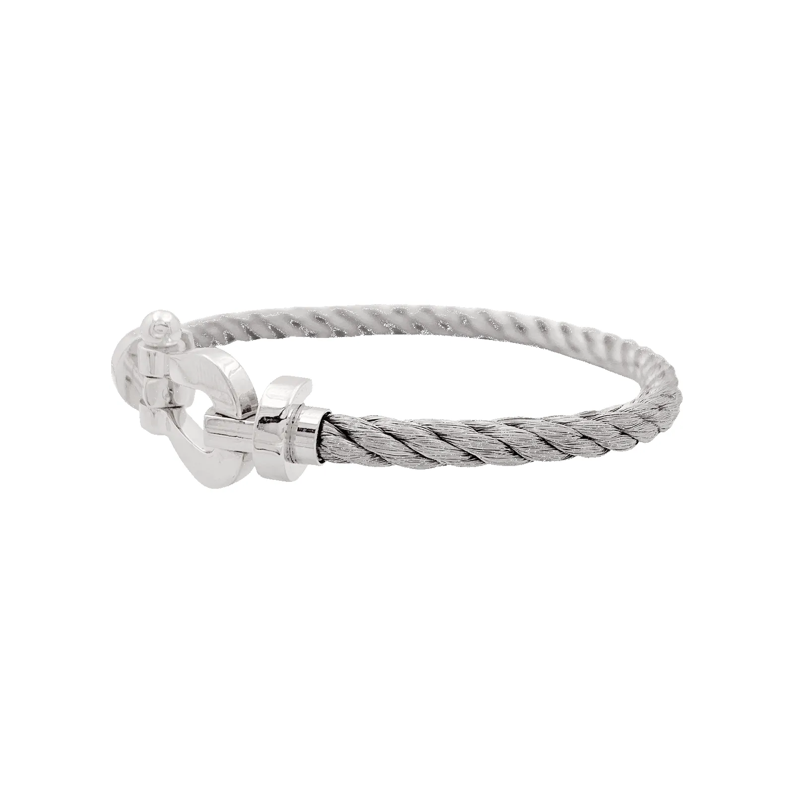 Bracelet Fred, "Force 10", or blanc, acier. sold by 58 Facettes product image thumbnail 4
