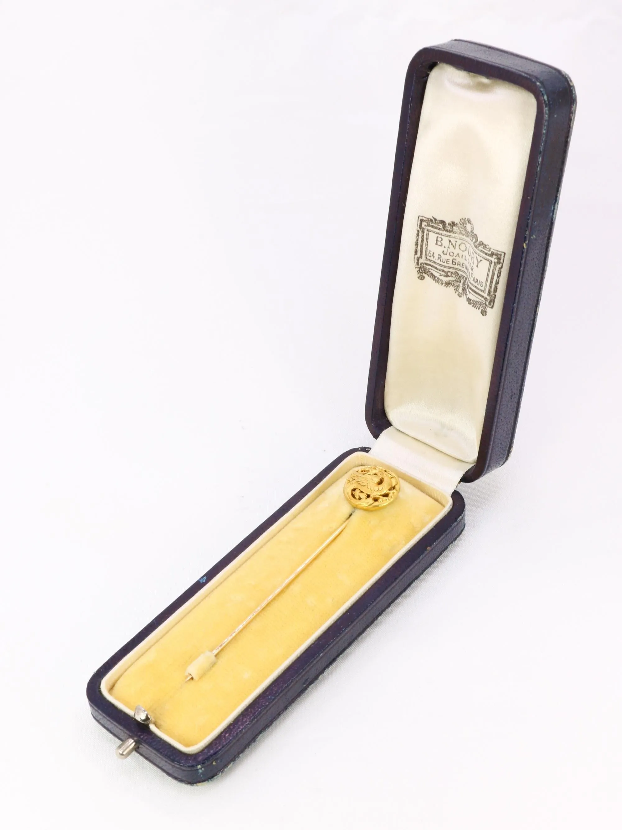 NOURY - Épingle à cravate chimère or jaune Néo Renaissance sold by 58 Facettes product image thumbnail 5