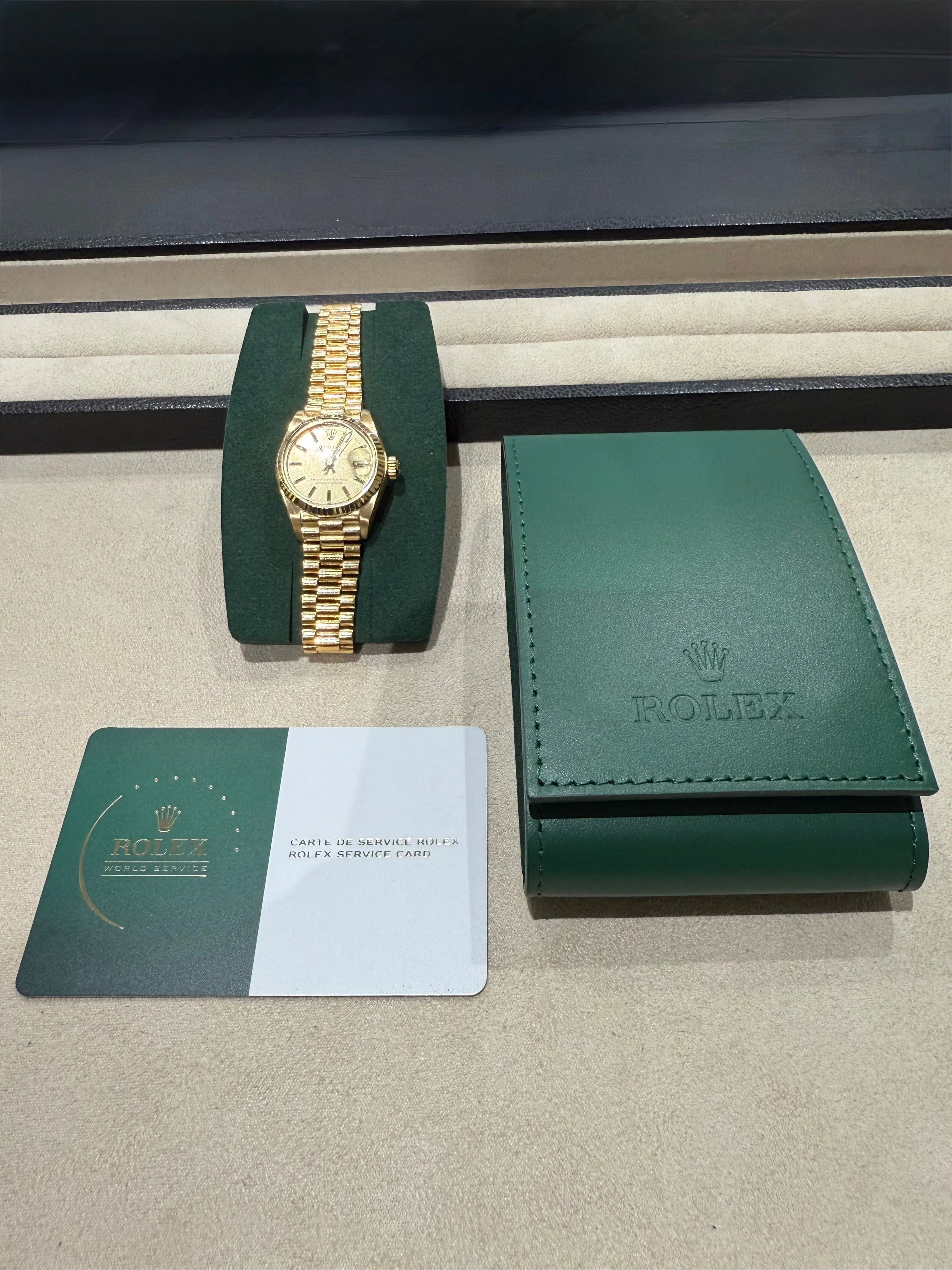 ROLEX - Montre Date Just - Or Jaune - 26 mm sold by 58 Facettes product image thumbnail 5