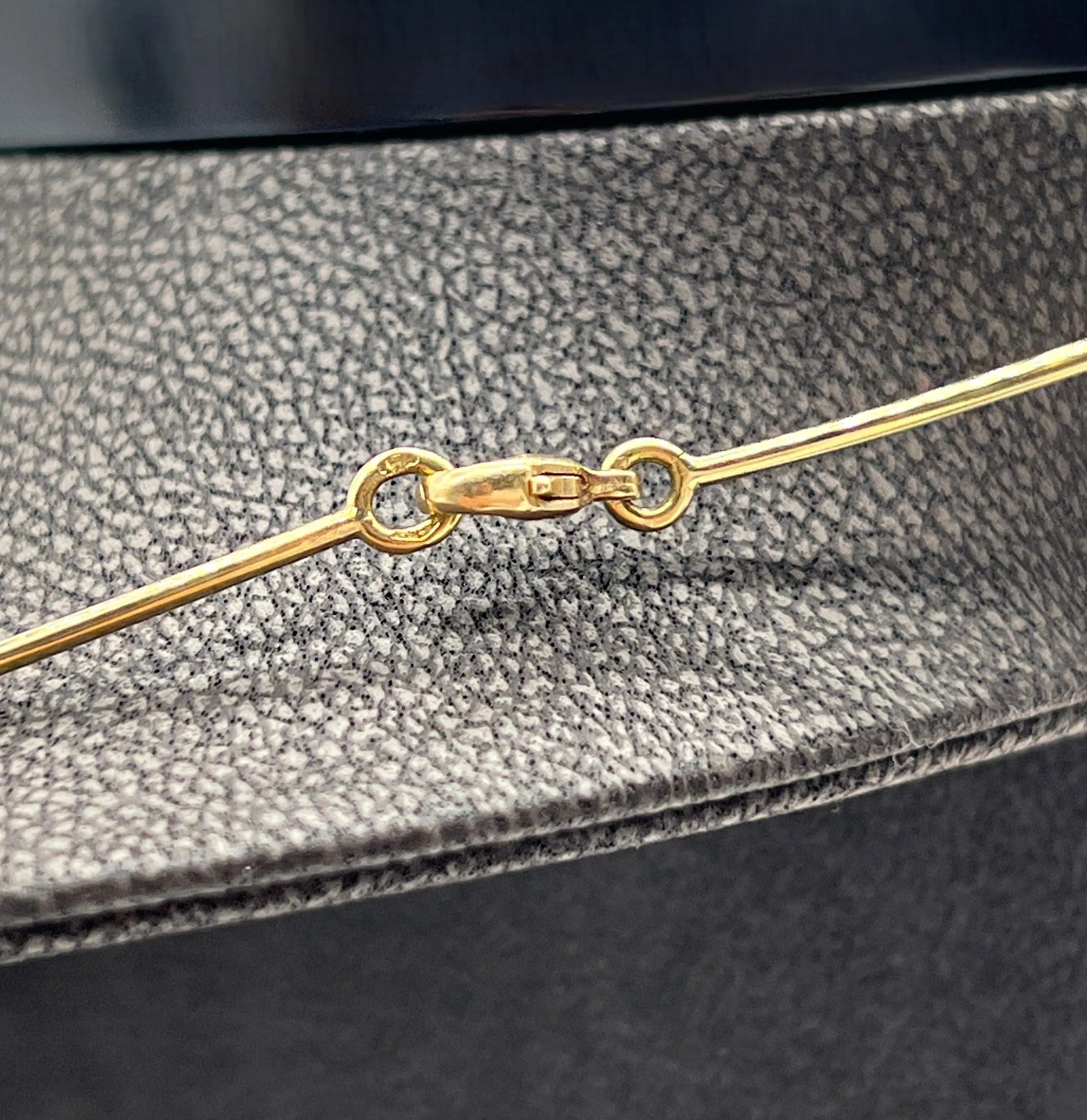 Collier Ras-de-Cou en Or Jaune avec Tourmaline Verte et Grenats Rhodolites sold by 58 Facettes product image thumbnail 5