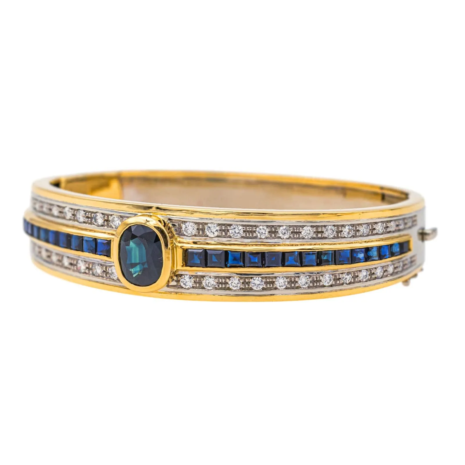 Bracelet Or jaune Saphir, Diamant sold by 58 Facettes product image thumbnail 4