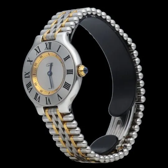 Cartier Montre Must 21 Or Jaune 18K / Acier sold by 58 Facettes product image thumbnail 3
