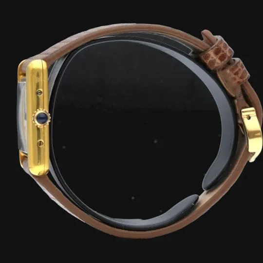 Cartier Tank Vermeil - Montre femme quartz plaqué or sold by 58 Facettes product image thumbnail 4