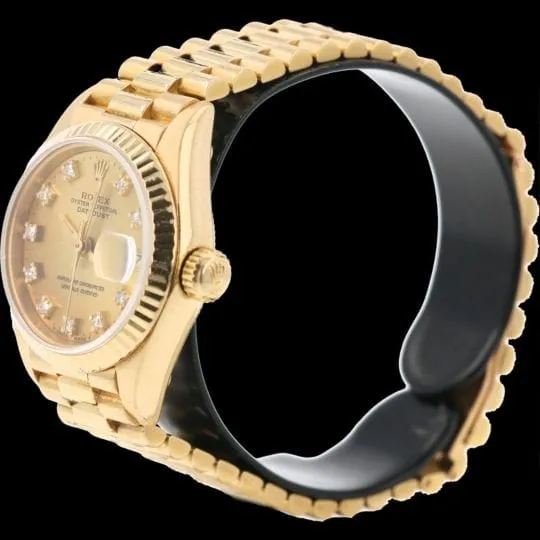 Rolex Datejust - Montre Lady 26 mm en or jaune avec diamants sold by 58 Facettes product image thumbnail 4