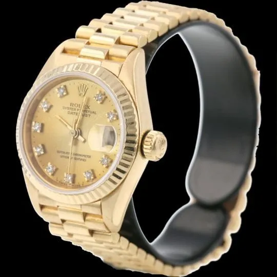 Rolex Datejust - Montre Lady 26 mm en or jaune avec diamants sold by 58 Facettes product image thumbnail 3