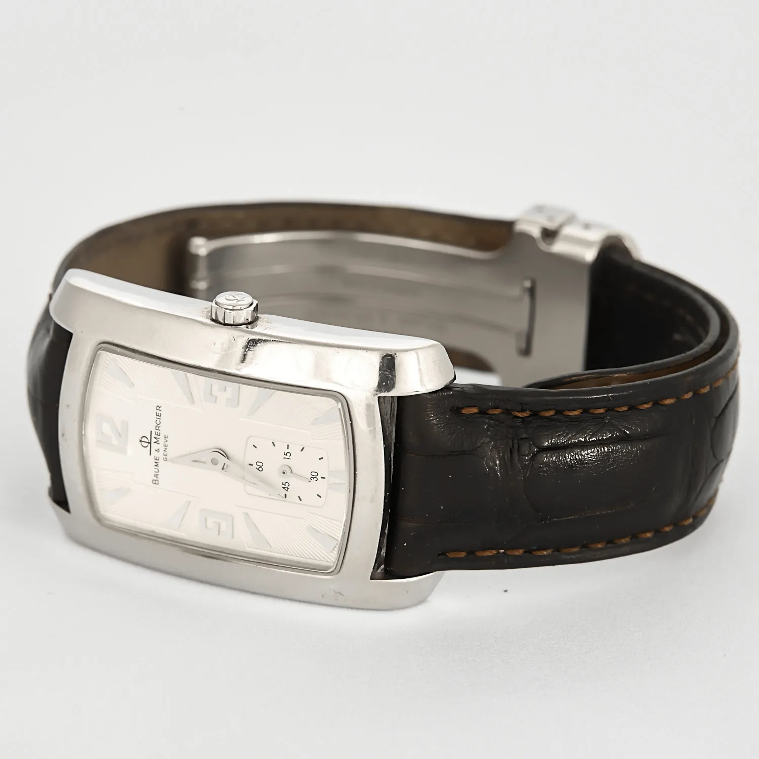 BAUME & MERCIER - Hampton - Montre en acier à mouvement quartz sold by 58 Facettes product image thumbnail 2