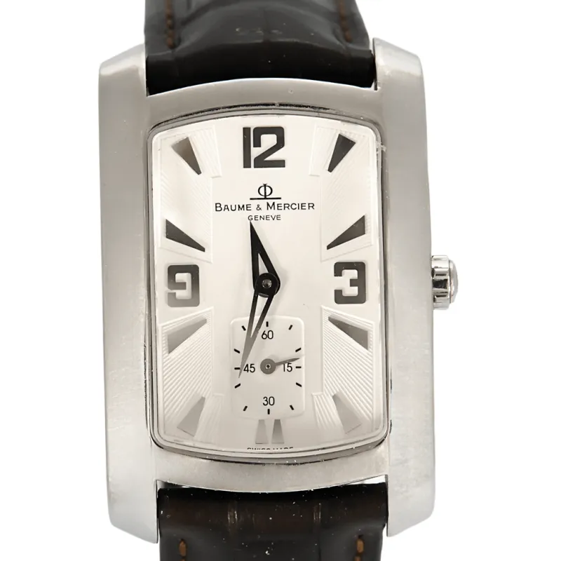 BAUME & MERCIER - Hampton - Montre en acier à mouvement quartz sold by 58 Facettes