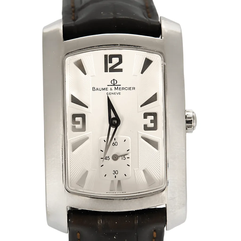 BAUME & MERCIER - Hampton - Montre en acier à mouvement quartz sold by 58 Facettes