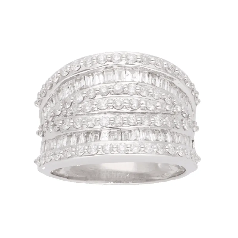 Bague en or gris 18K avec 2,33 Cts de diamants - Vers 2009 - Taille 50 sold by 58 Facettes