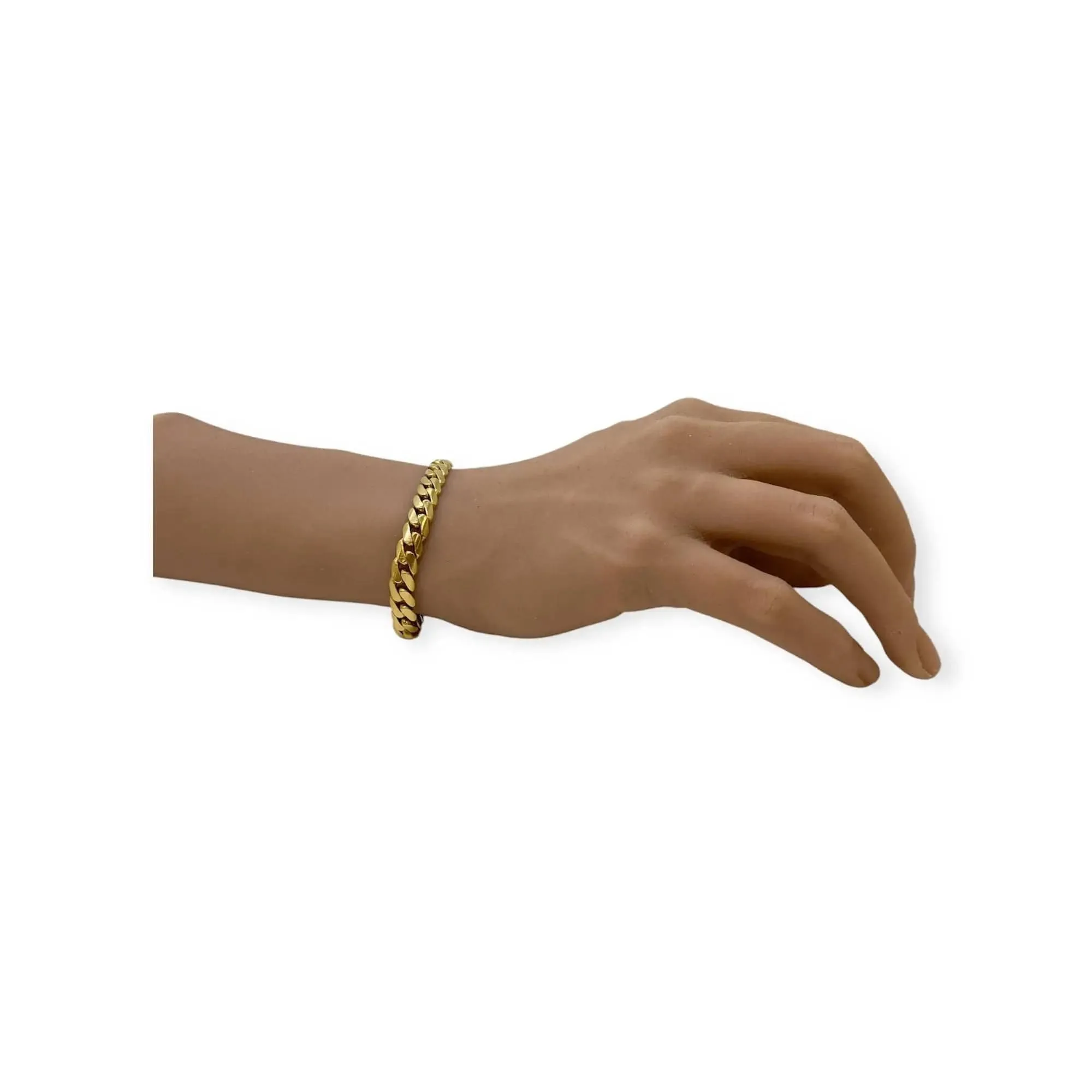Bracelet or jaune maille gourmette épaisse sold by 58 Facettes product image thumbnail 2