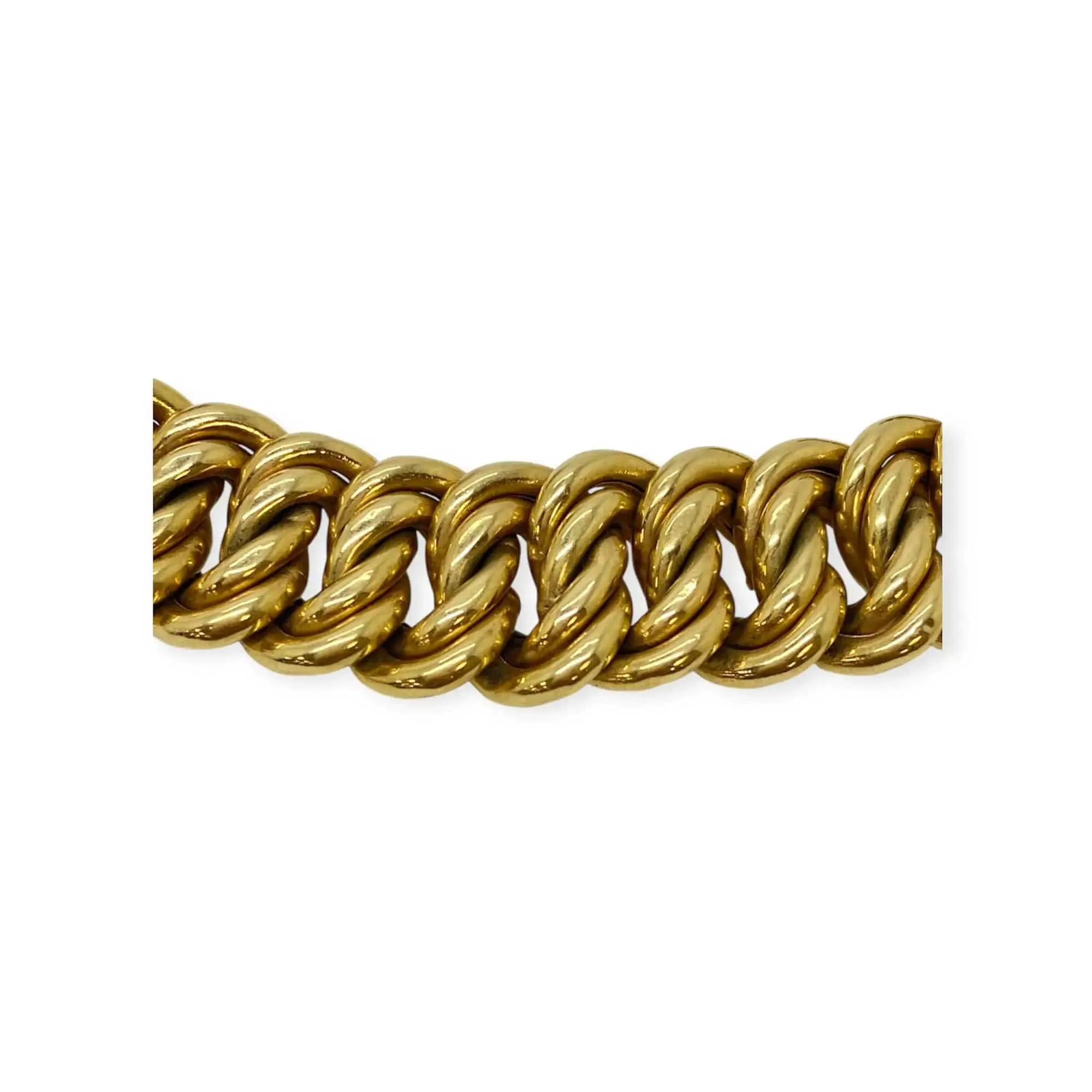 Bracelet or jaune maille américaine sold by 58 Facettes product image thumbnail 4