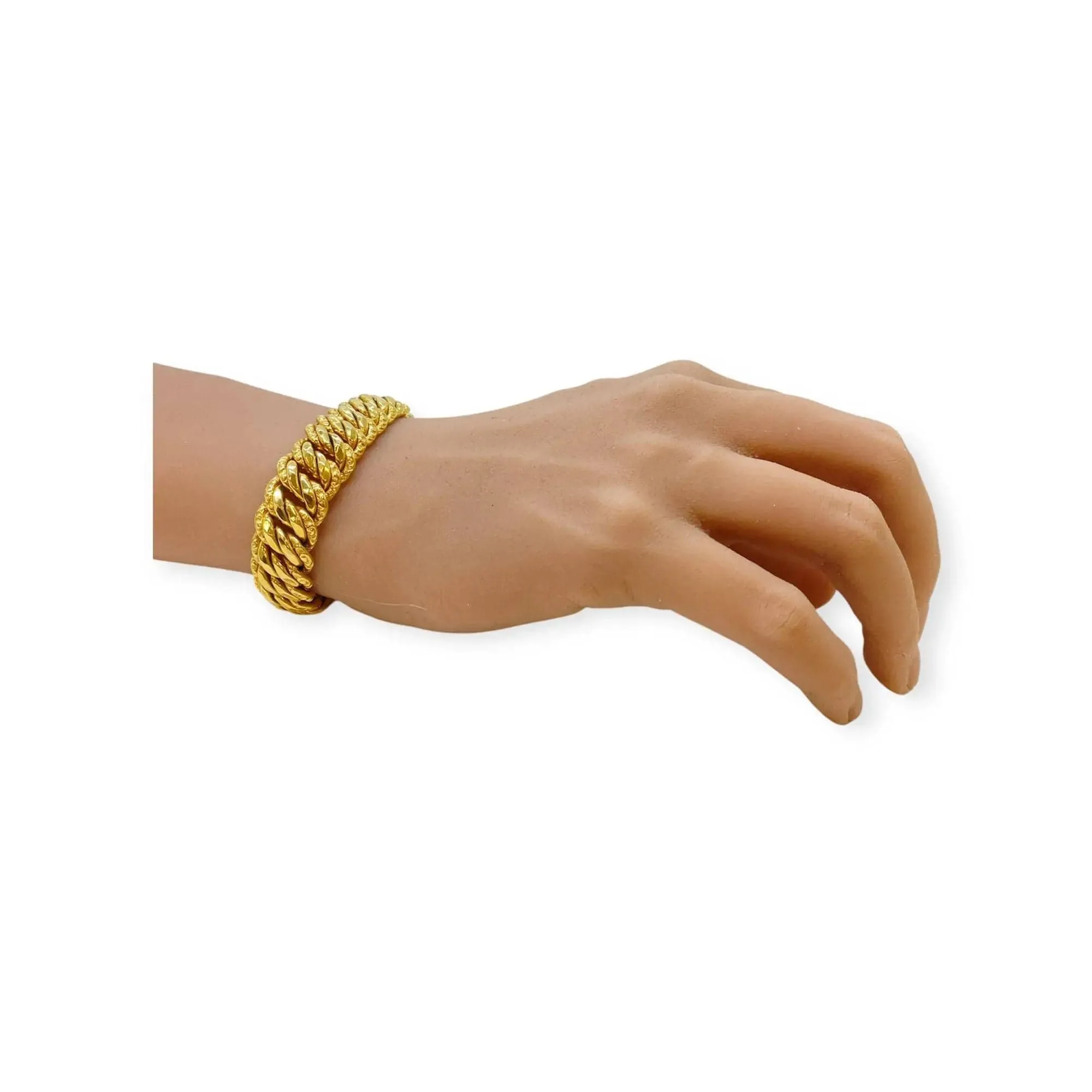 Bracelet or jaune maille américaine sold by 58 Facettes product image thumbnail 2
