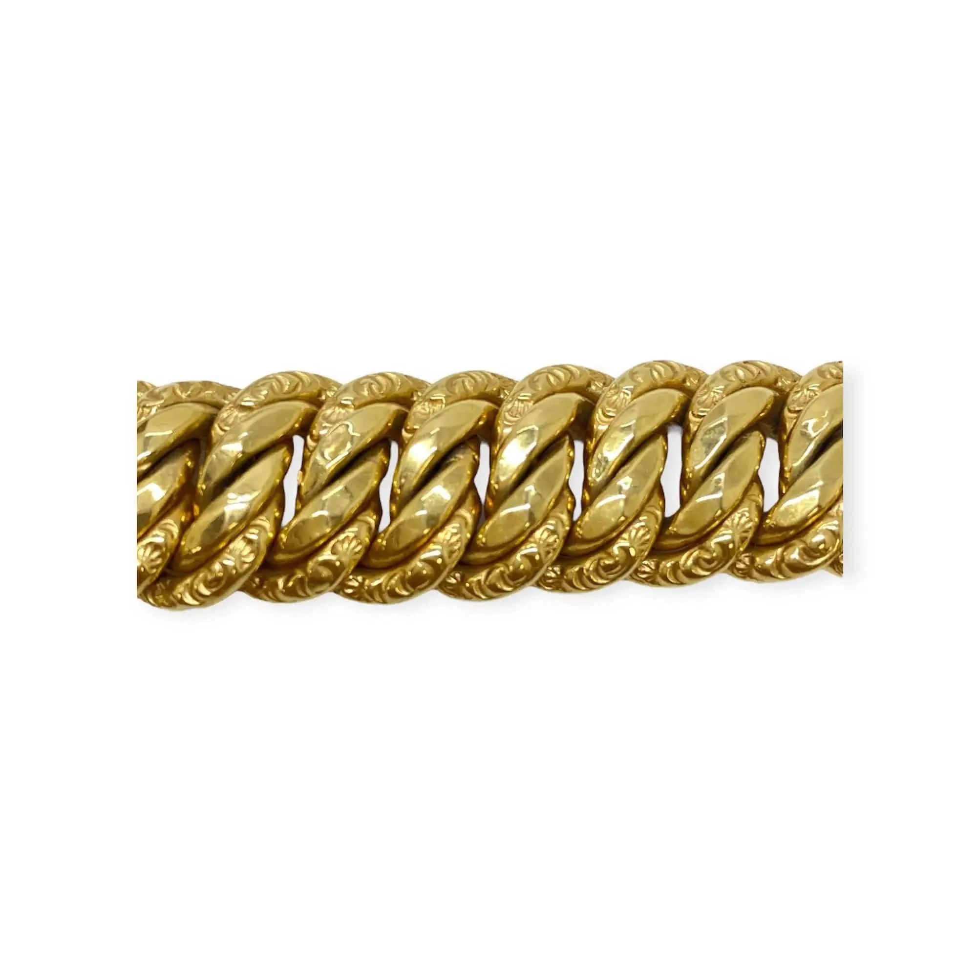 Bracelet or jaune maille américaine sold by 58 Facettes product image thumbnail 3