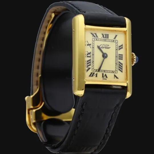 Cartier Montre Tank Vermeil sold by 58 Facettes product image thumbnail 5