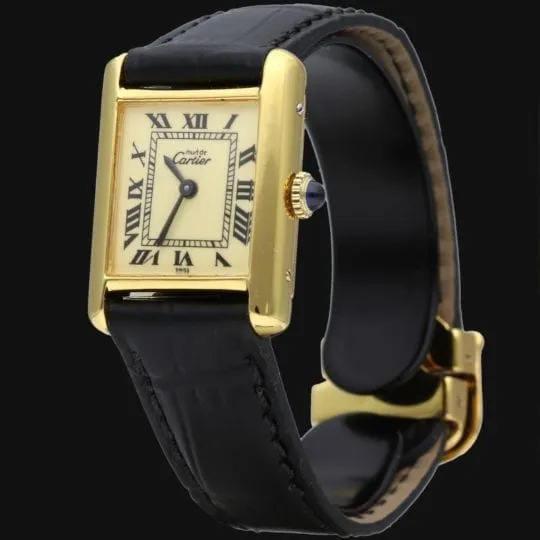 Cartier Montre Tank Vermeil sold by 58 Facettes product image thumbnail 2