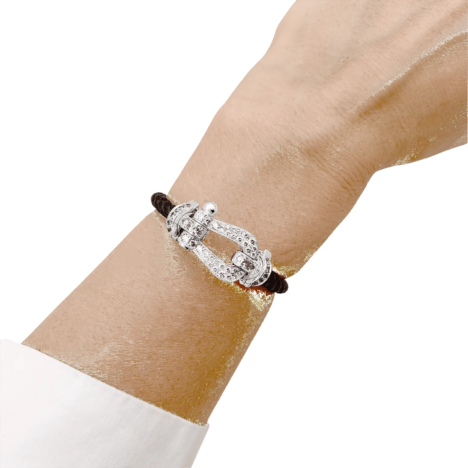 Bracelet Fred, "Force 10" or blanc, diamants. sold by 58 Facettes product image thumbnail 5
