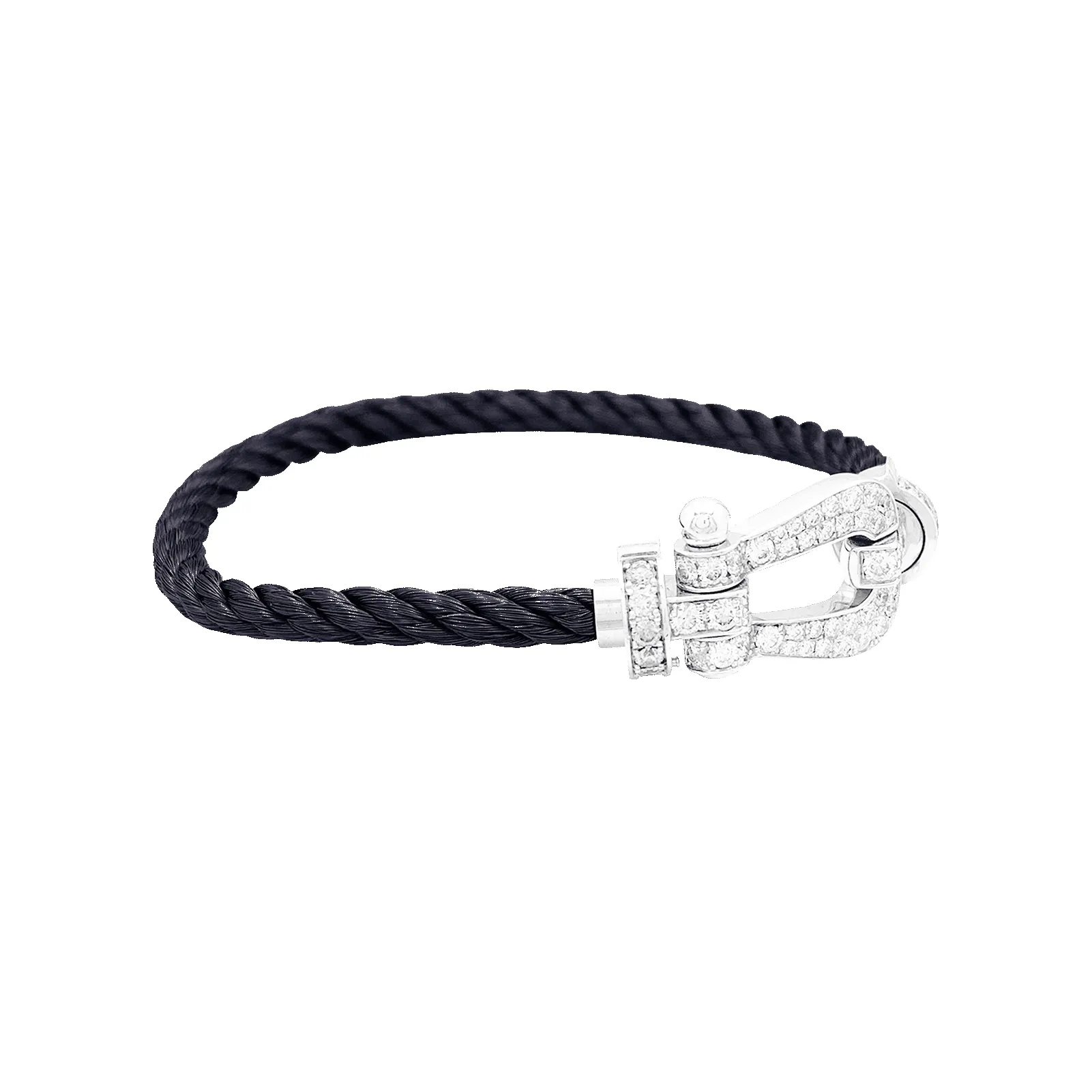 Bracelet Fred, "Force 10" or blanc, diamants. sold by 58 Facettes product image thumbnail 2