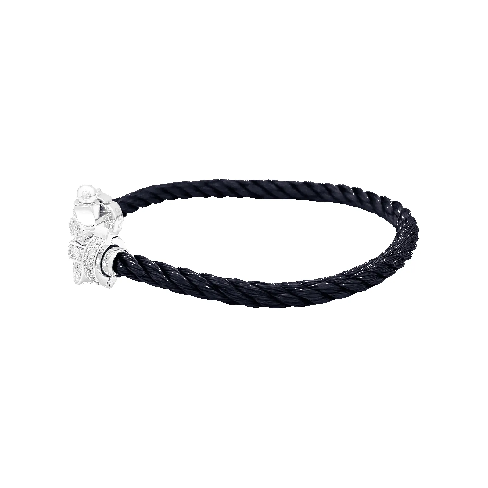 Bracelet Fred, "Force 10" or blanc, diamants. sold by 58 Facettes product image thumbnail 3