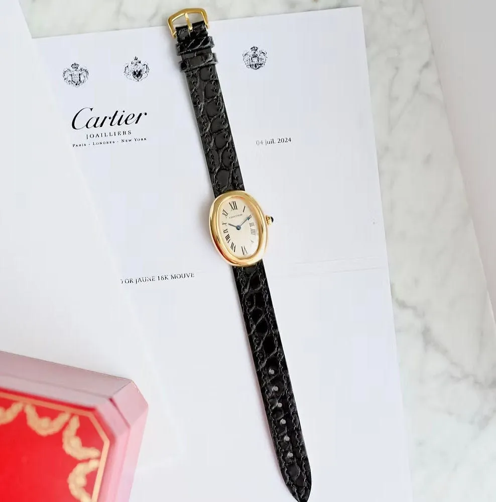 Cartier - Montre Baignoire PM en or jaune sold by 58 Facettes product image thumbnail 3