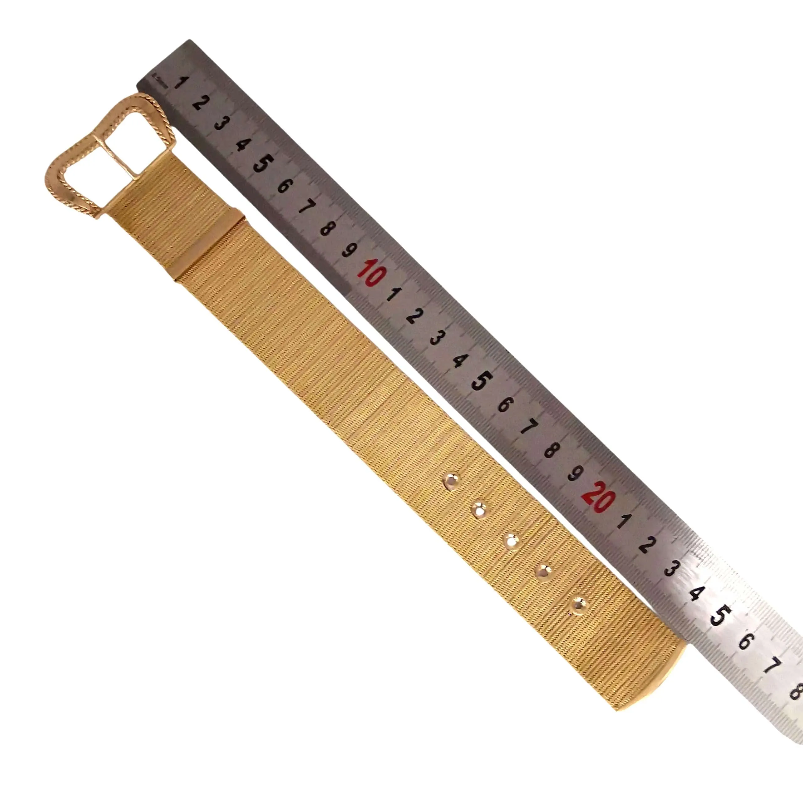 Bracelet vintage italien à boucle, or jaune et or rose sold by 58 Facettes product image thumbnail 5