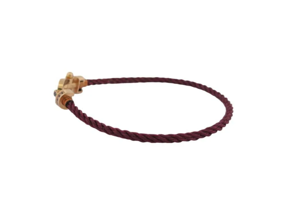 bracelet FRED force 10 mm 0b0156 t15 rubis saphir or rose 18k sold by 58 Facettes product image thumbnail 5