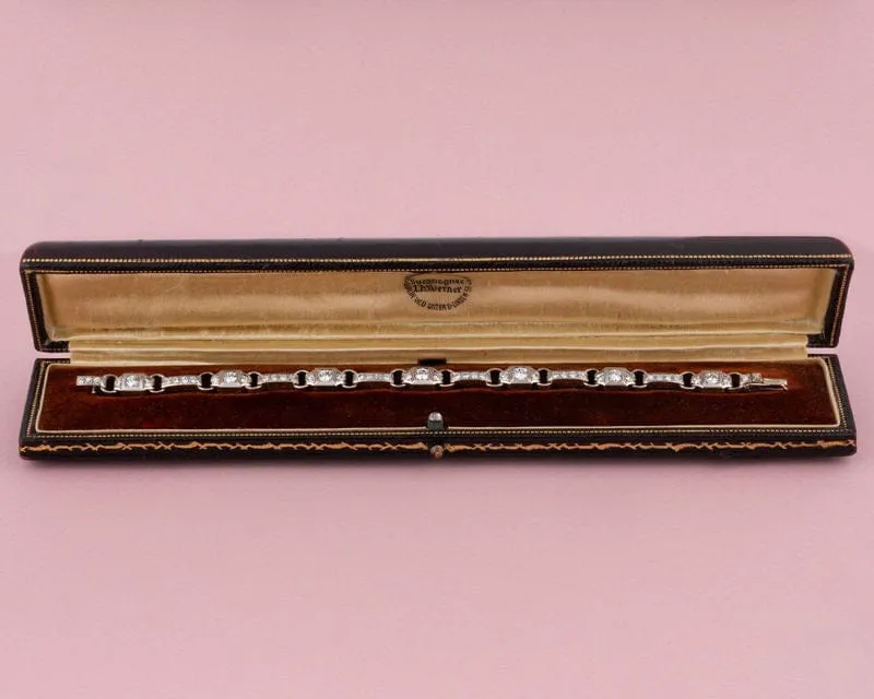 Bracelet Art Déco diamants sold by 58 Facettes product image thumbnail 3