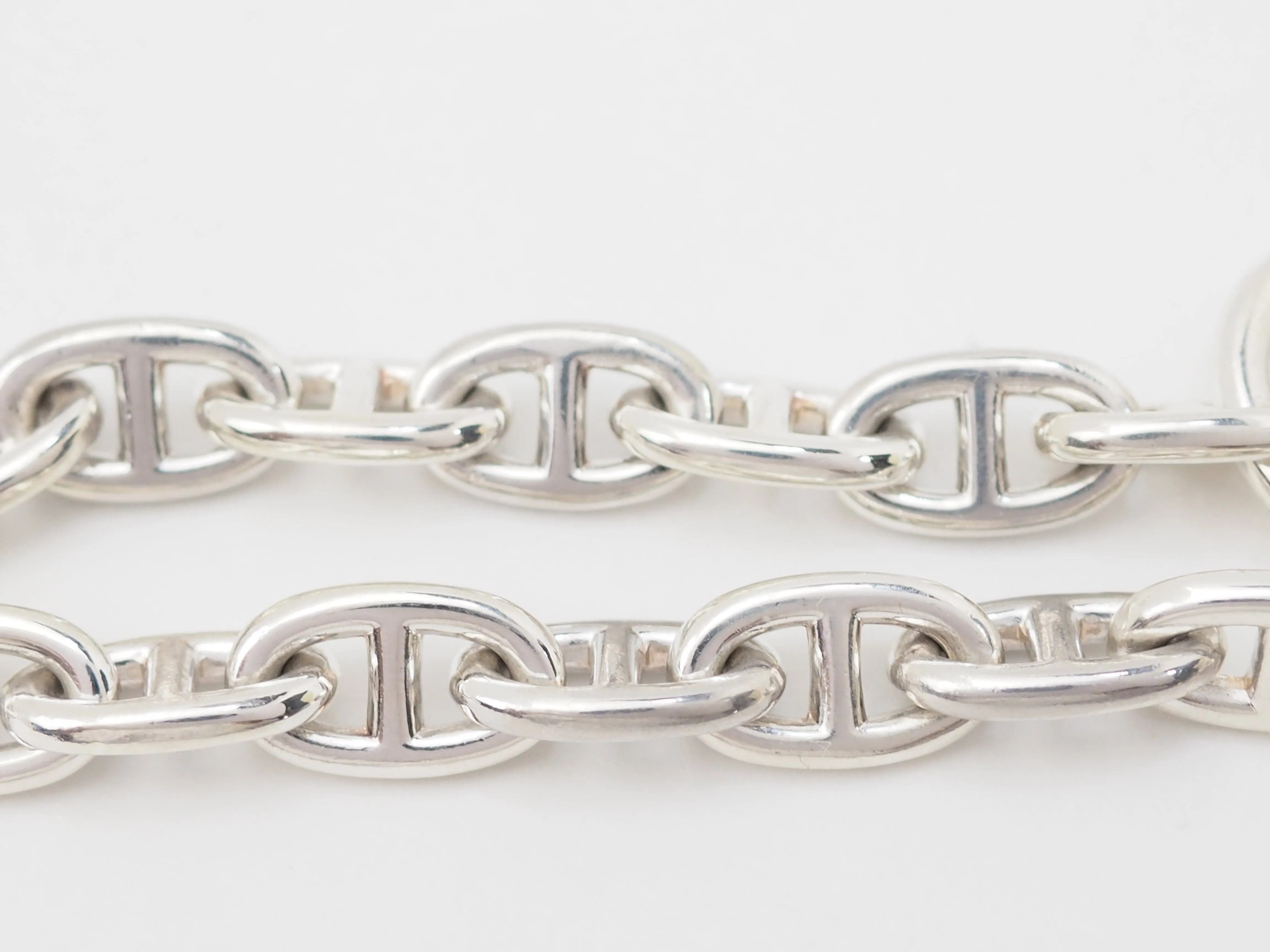 Bracelet Hermès vintage maille marine en argent sold by 58 Facettes product image thumbnail 5
