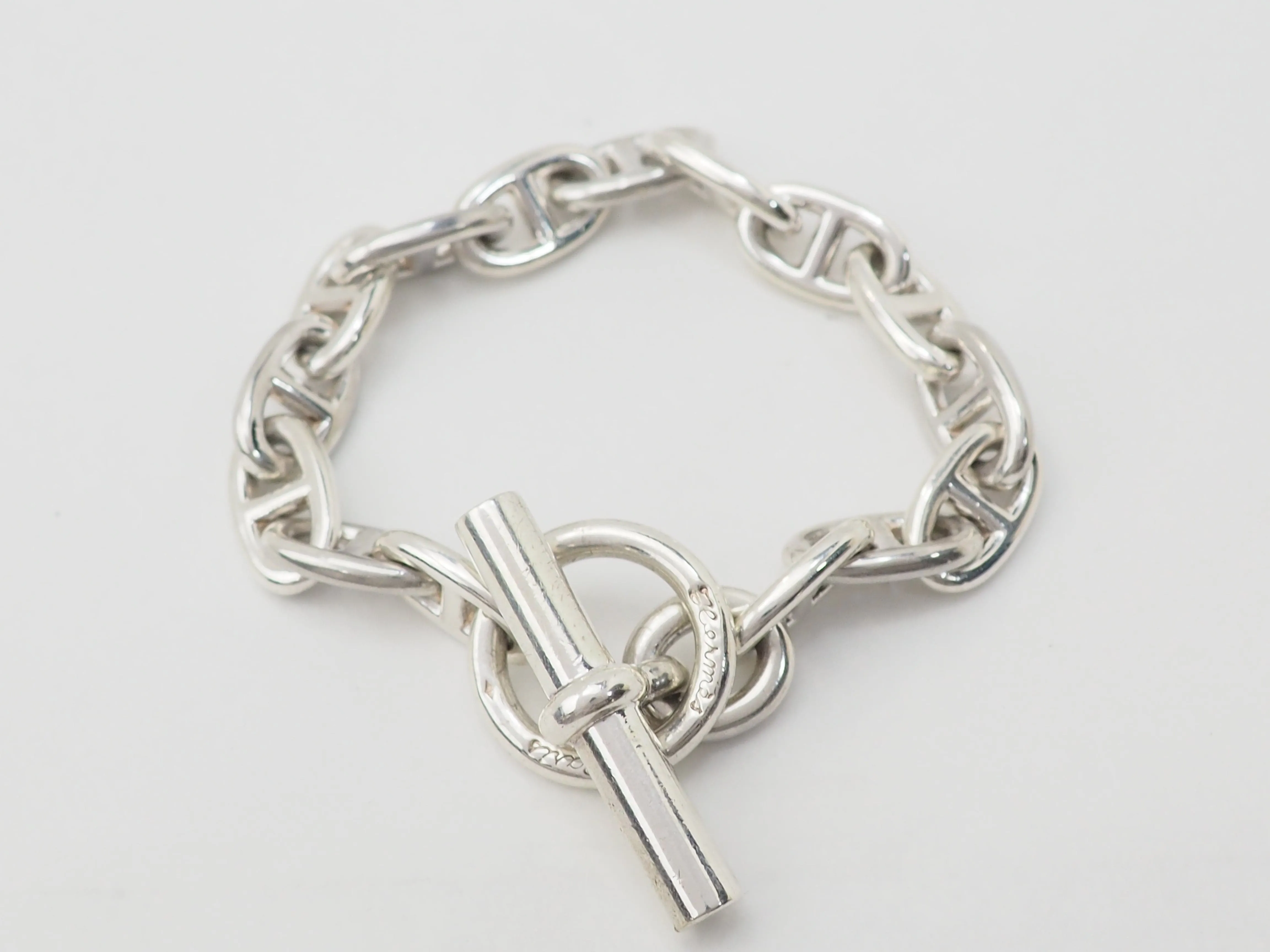 Bracelet Hermès vintage maille marine en argent sold by 58 Facettes