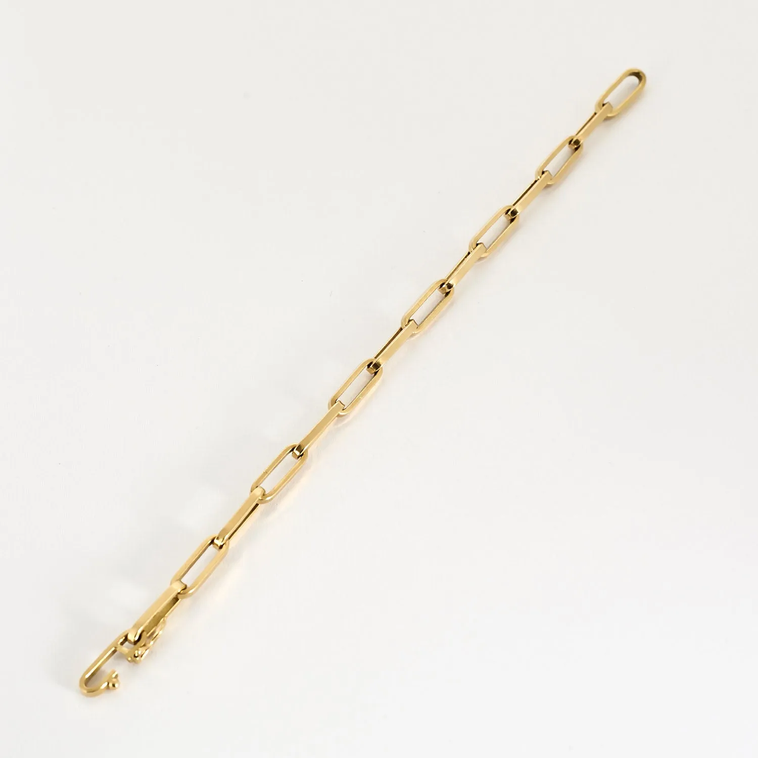 Bracelet en or jaune, maille forçat sold by 58 Facettes product image thumbnail 3