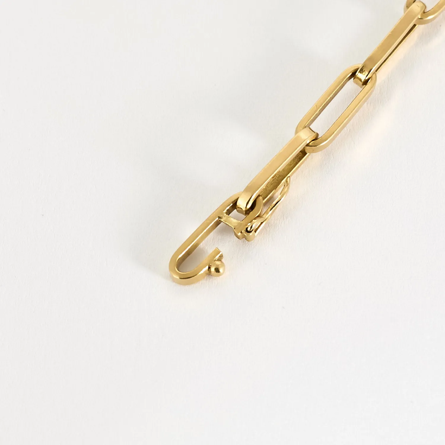 Bracelet en or jaune, maille forçat sold by 58 Facettes product image thumbnail 4