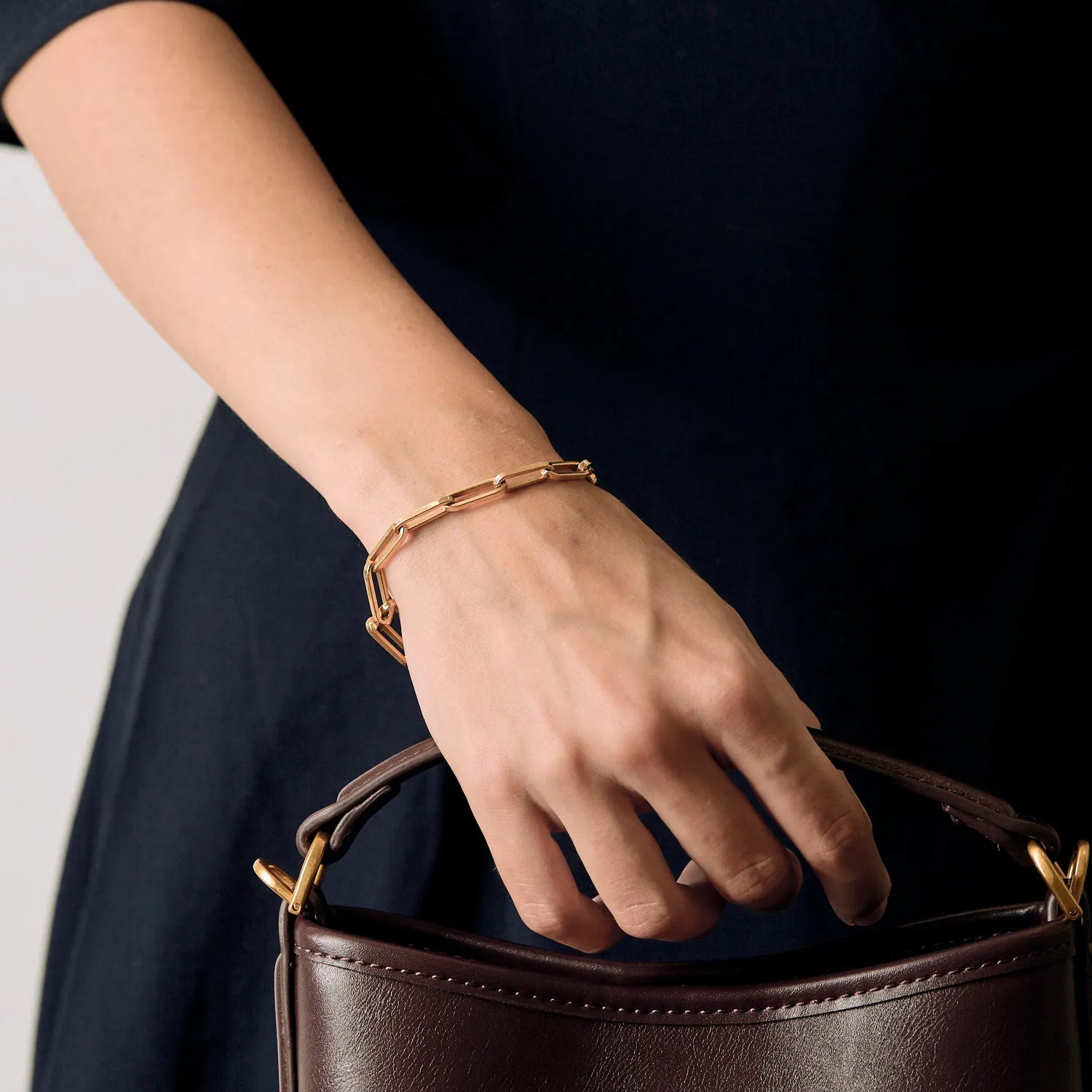 Bracelet en or jaune, maille forçat sold by 58 Facettes product image thumbnail 2