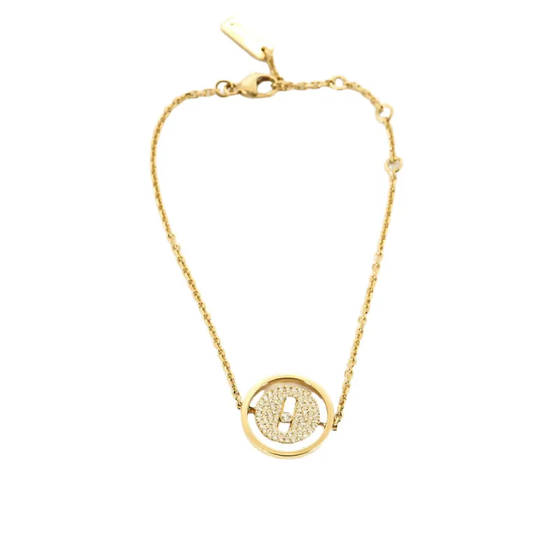 MESSIKA - Lucky Move pavé petit modèle - Bracelet en or jaune et diamants sold by 58 Facettes