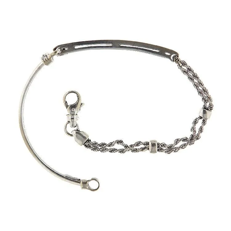 Bracelet en or blanc avec diamants de 0,23 ct sold by 58 Facettes product image thumbnail 4