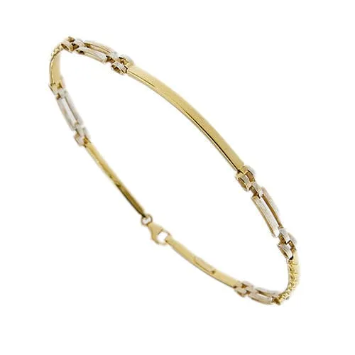 Bracelet homme à maille segmentée sold by 58 Facettes