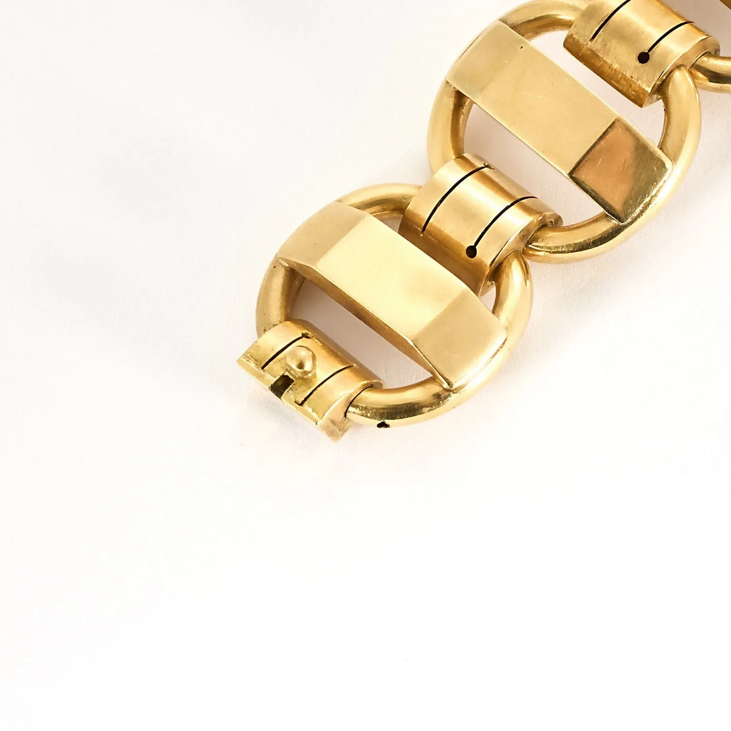 Bracelet en or jaune sold by 58 Facettes product image thumbnail 4