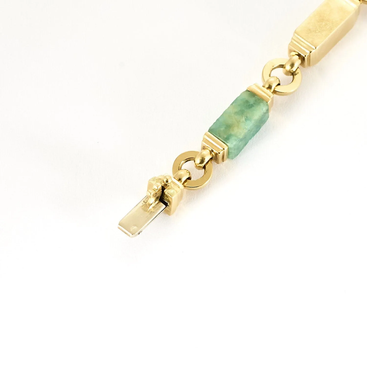 Bracelet en or jaune et amazonite sold by 58 Facettes product image thumbnail 4