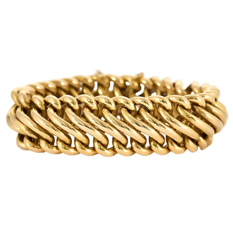 Bracelet en or jaune sold by 58 Facettes