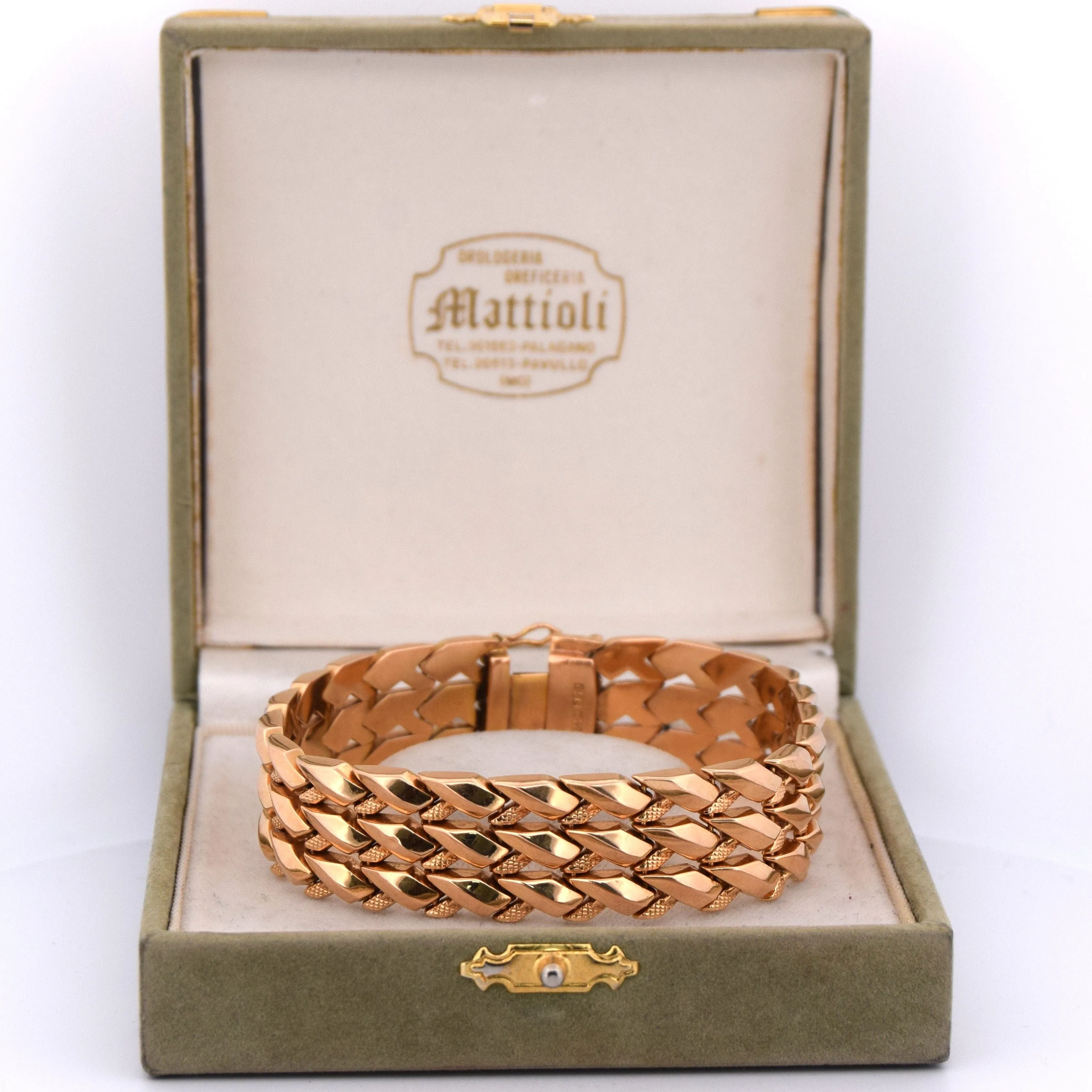 BRACELET VINTAGE EN OR ROSE 18 KT sold by 58 Facettes product image thumbnail 3