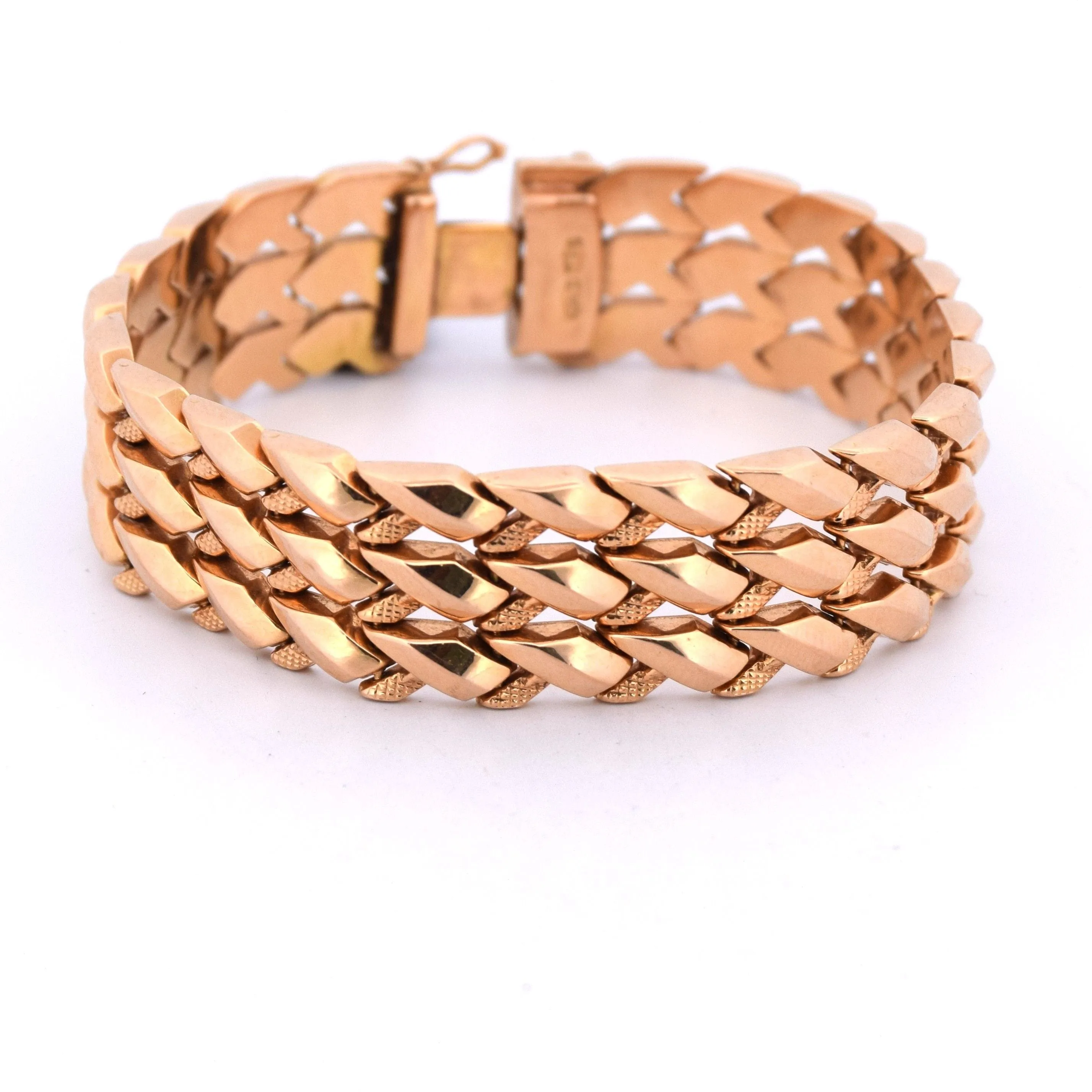 BRACELET VINTAGE EN OR ROSE 18 KT sold by 58 Facettes