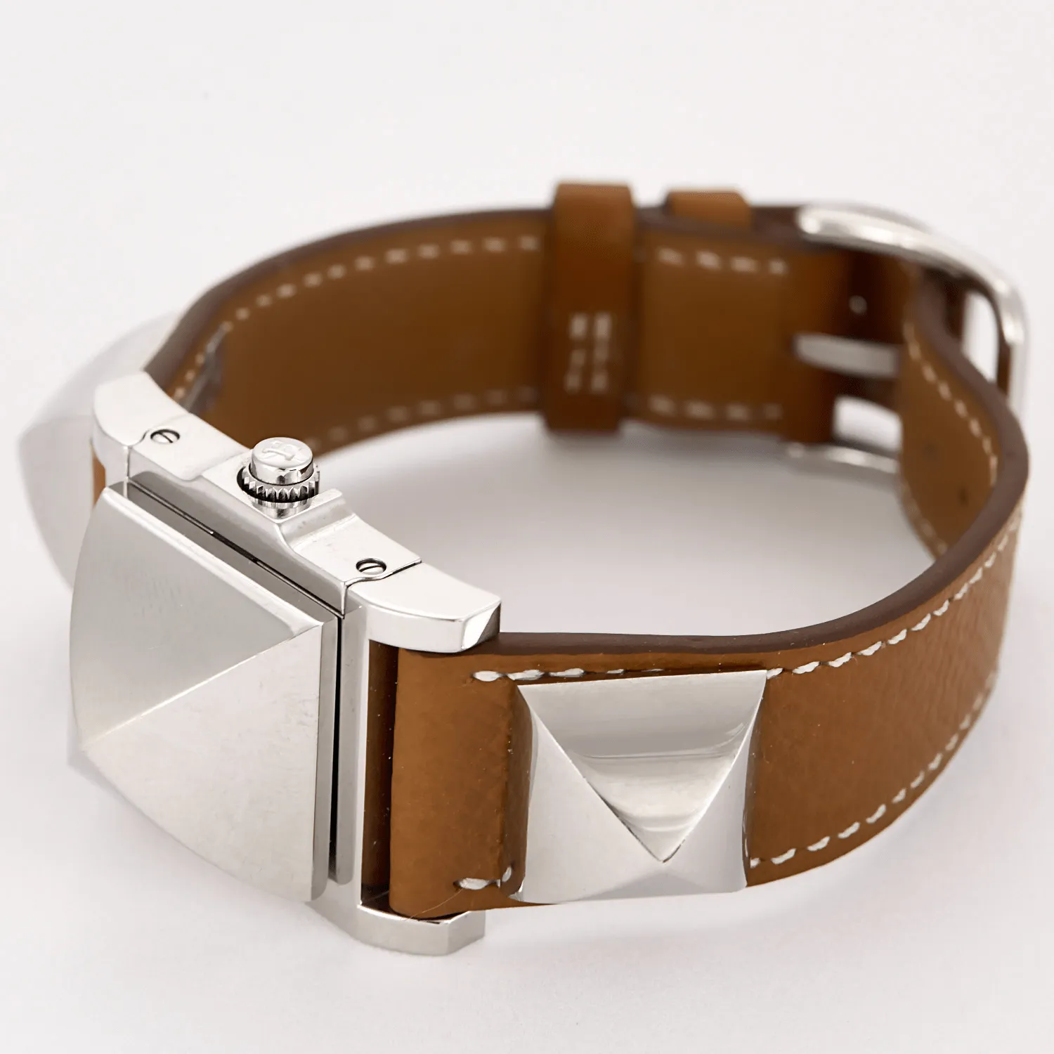 HERMÈS - MEDOR - Montre en acier à mouvement quartz sold by 58 Facettes product image thumbnail 5