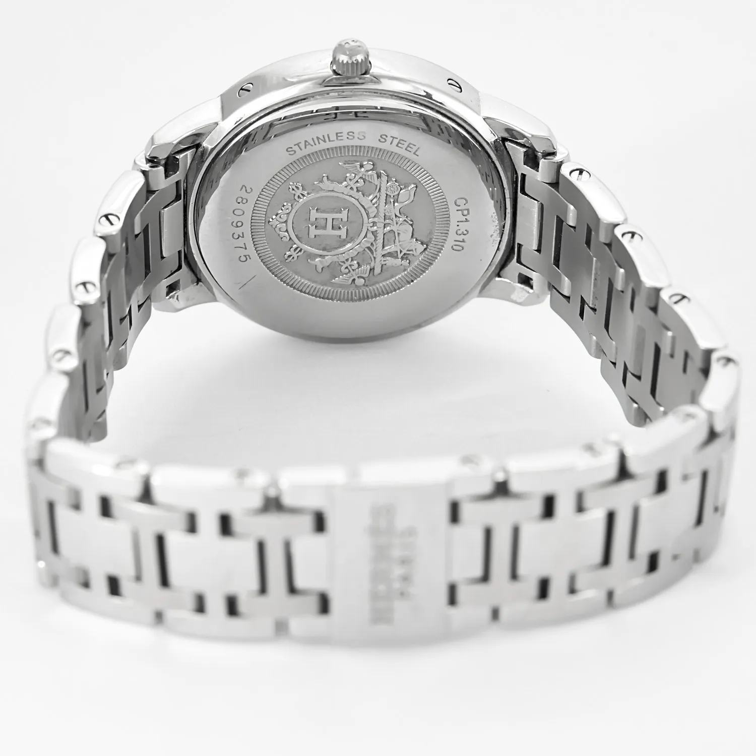 HERMÈS - CPI.210 - Montre en acier à mouvement quartz sold by 58 Facettes product image thumbnail 5