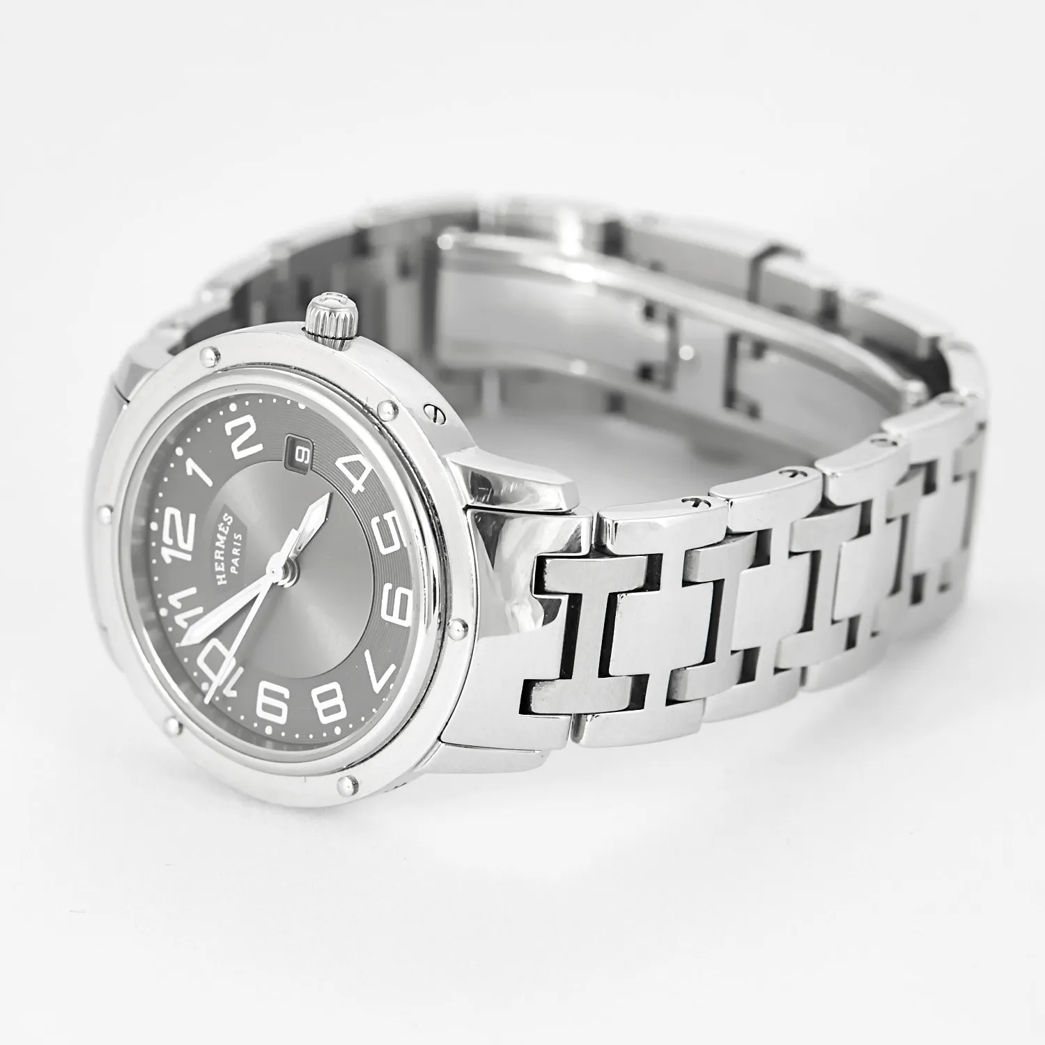 HERMÈS - CPI.210 - Montre en acier à mouvement quartz sold by 58 Facettes product image thumbnail 4