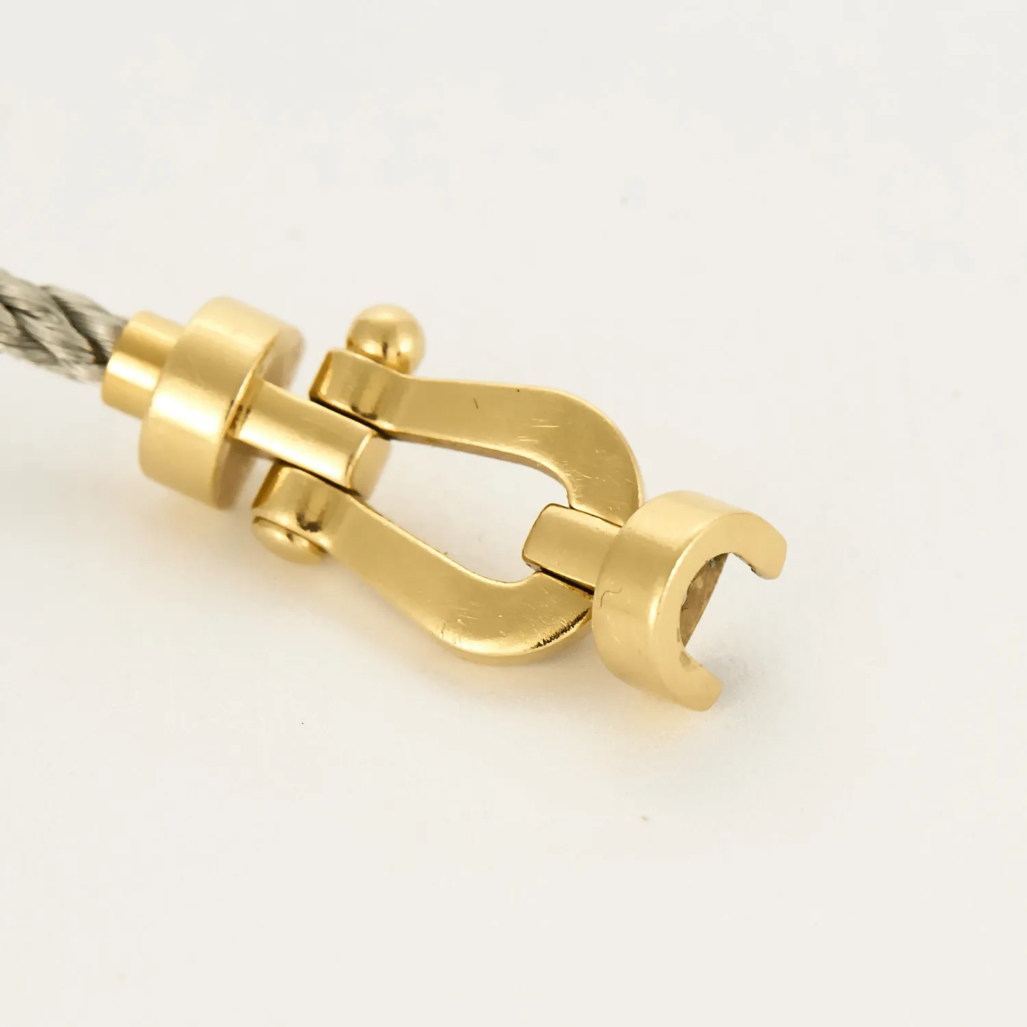 FRED - Force 10 - Bracelet en or jaune et cordon en acier sold by 58 Facettes product image thumbnail 4