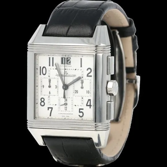 Jaeger-LeCoultre Reverso Squadra - Montre GMT Chronograph en acier sold by 58 Facettes product image thumbnail 3